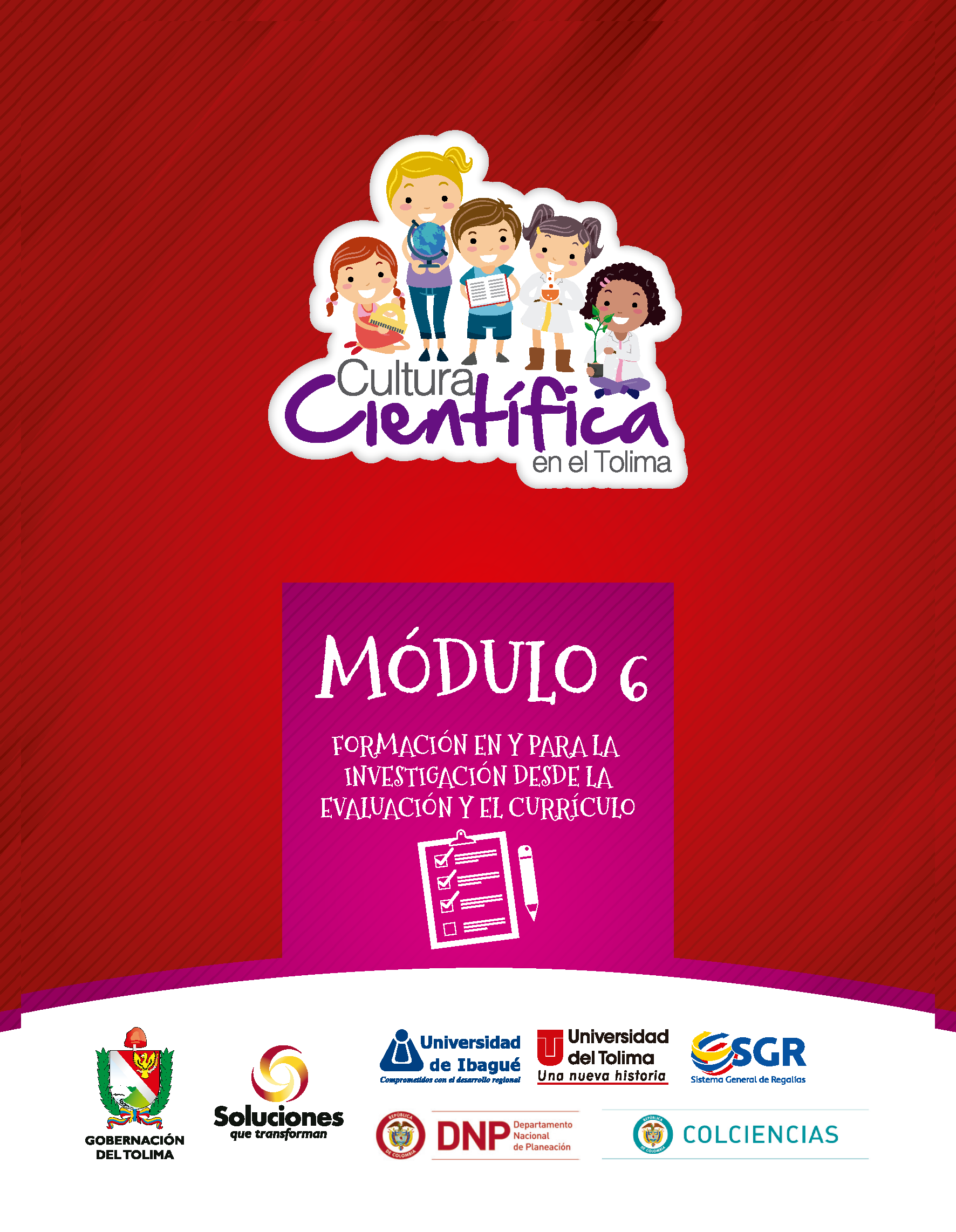 Cover of Módulo 6. Formación en y para la investigación desde la evaluación y el currículo